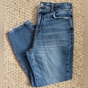 LOFT Cropped High-Rise Denim Jean